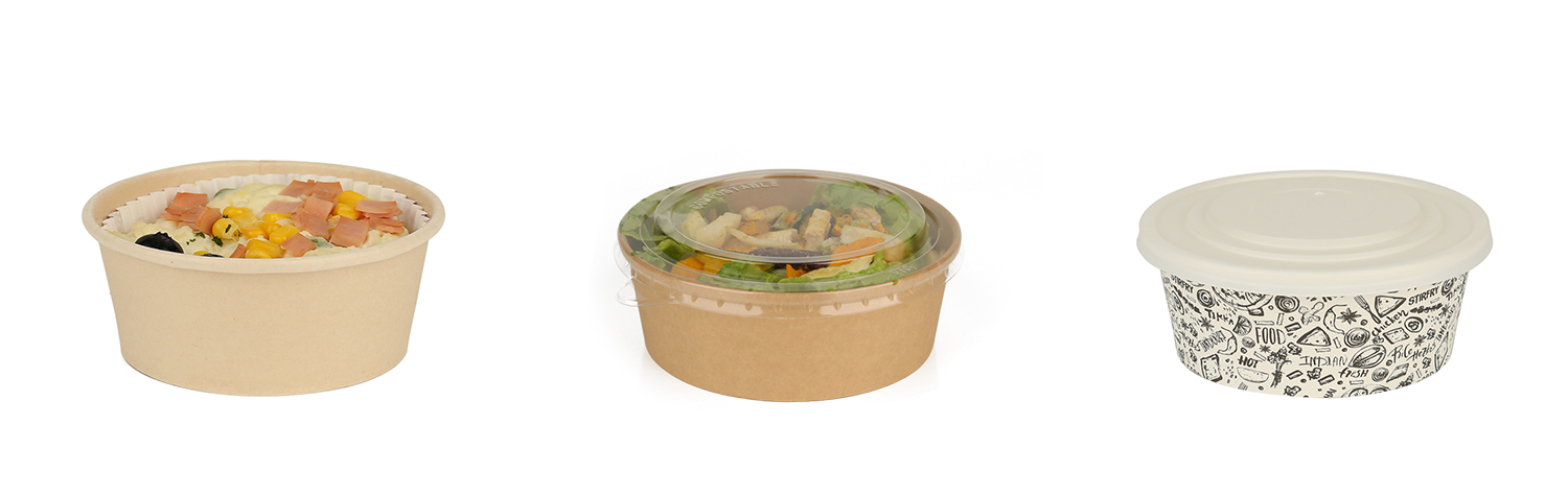 Bio-based Coating Square Paper Salad Bowls With Lids,Bio-based Coating  Square Paper Salad Bowls With Lids Manufacturers